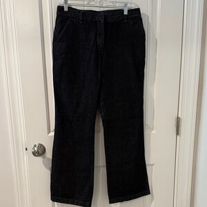 Ann Taylor Charcoal Denim Trousers